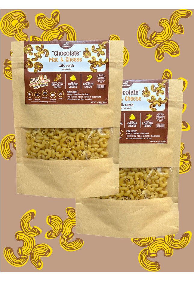 "Chocolate" Mac & Cheese with Carob (2 Pack)