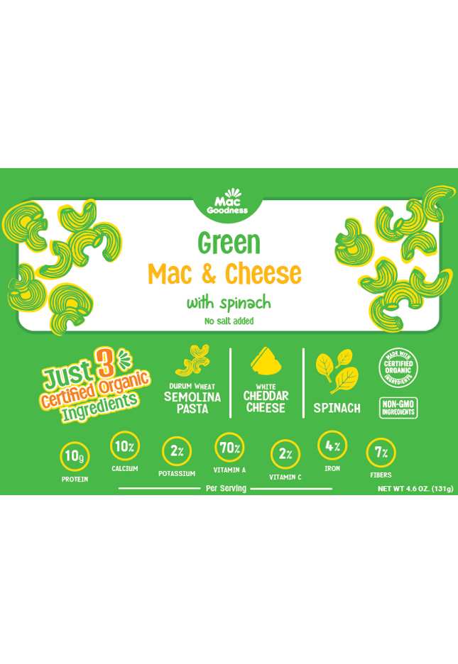 Green Spinach Mac & Cheese (2 pack)
