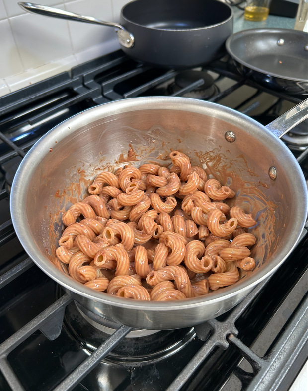 <h3><em>Our first-ever flavor: chocolatey mac & cheese, inspired by our son</em></h3>