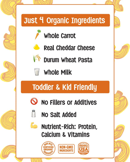 Carrot Mac & Cheese (2 Pack) - Mac Goodness