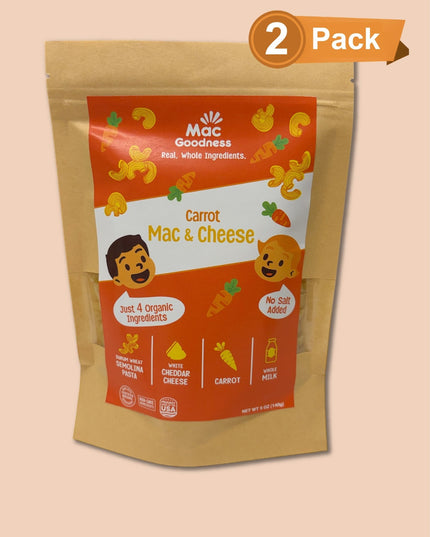 Carrot Mac & Cheese (2 Pack) - Mac Goodness