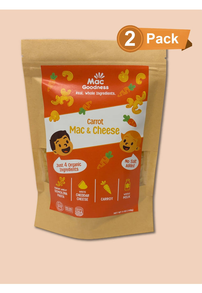 Carrot Mac & Cheese (2 Pack) - Mac Goodness