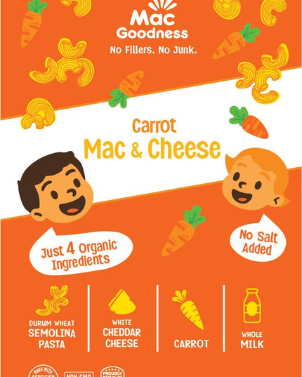 Carrot Mac & Cheese (2 Pack) - Mac Goodness