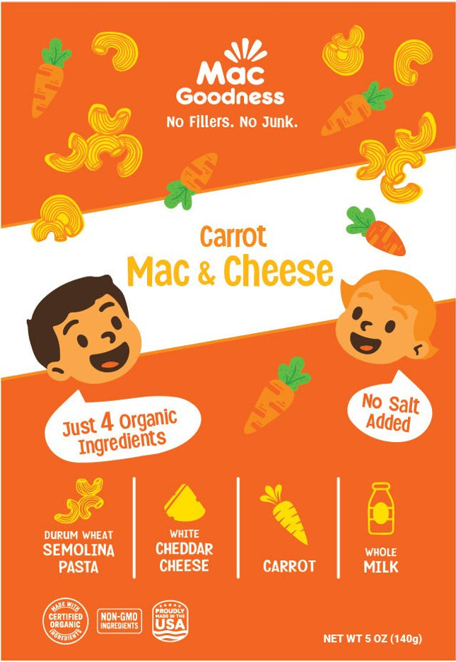 Carrot Mac & Cheese (2 Pack) - Mac Goodness