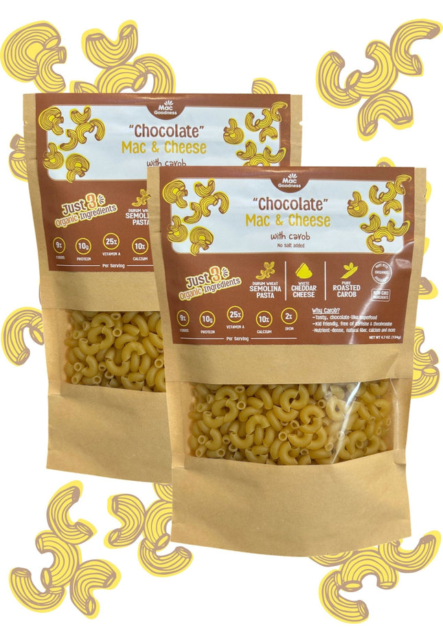 "Chocolate" Mac & Cheese with Carob (2 Pack) - Mac Goodness