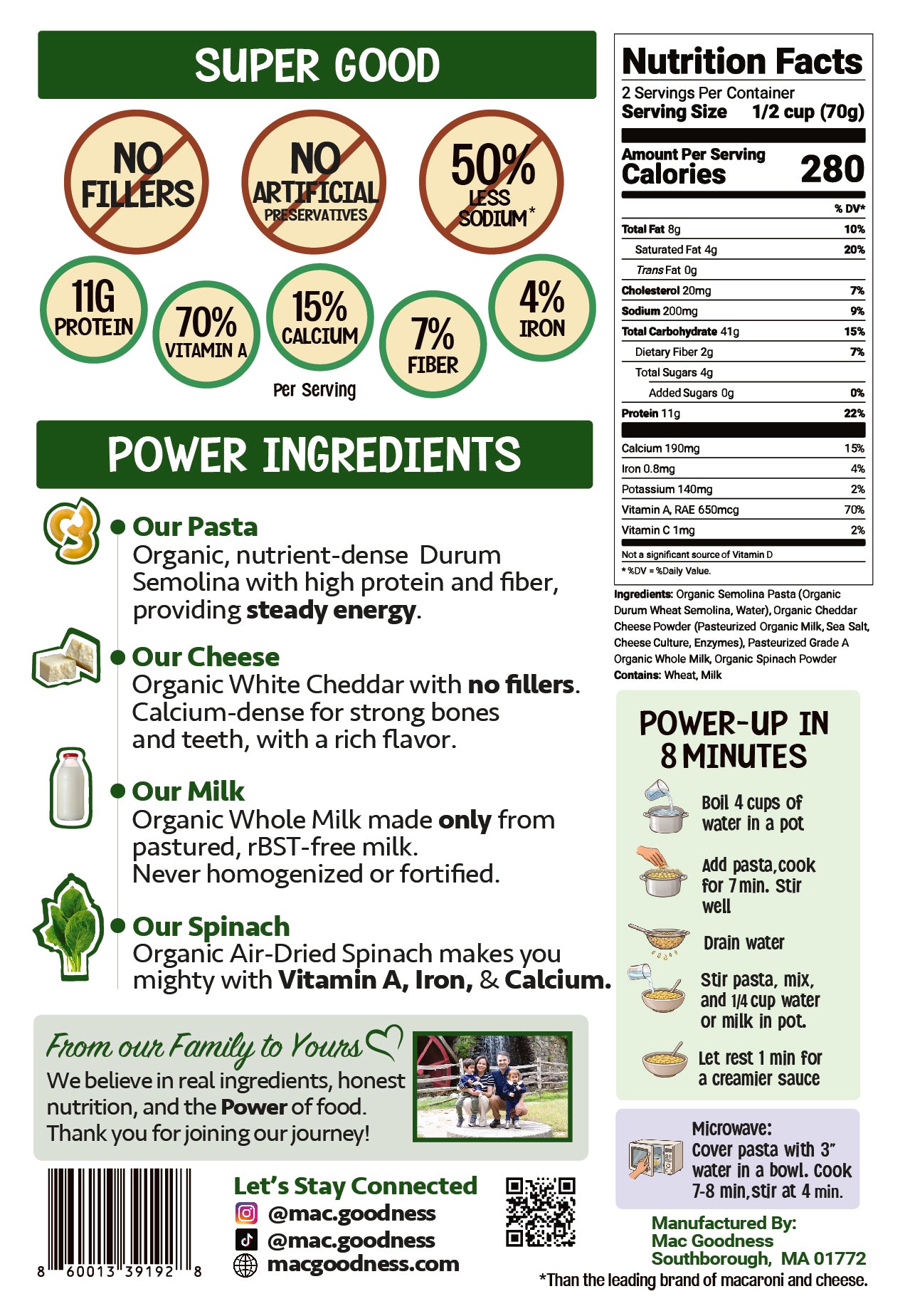 Green Glory, Spinach