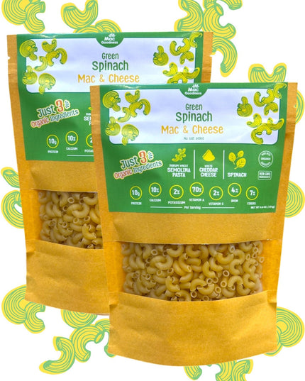 Green Spinach Mac & Cheese (2 pack) - Mac Goodness