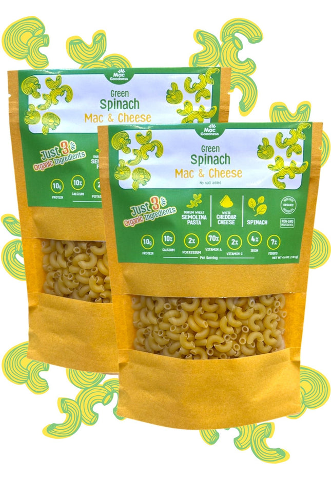 Green Spinach Mac & Cheese (2 pack) - Mac Goodness