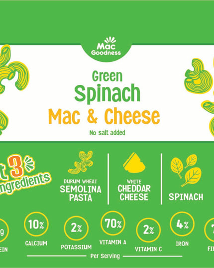 Green Spinach Mac & Cheese (2 pack) - Mac Goodness