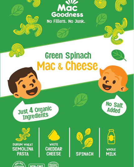 Green Spinach Mac & Cheese (2 pack) - Mac Goodness