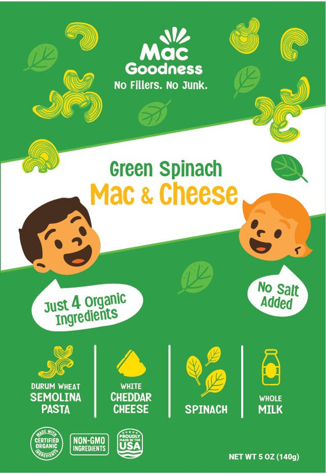 Green Spinach Mac & Cheese (2 pack) - Mac Goodness