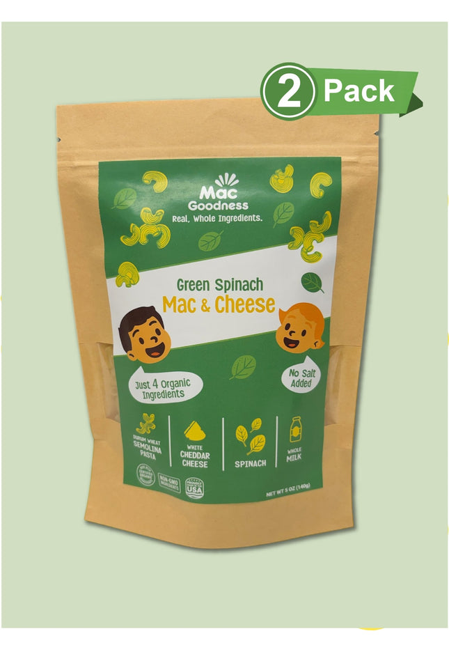 Green Spinach Mac & Cheese (2 pack) - Mac Goodness