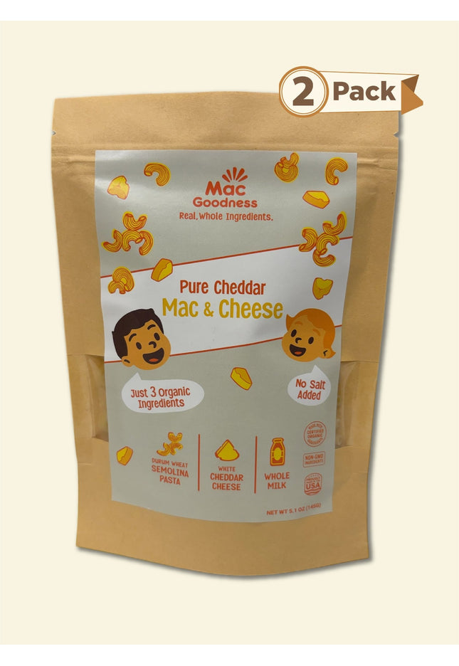 Pure Cheddar Mac & Cheese (2 Pack) - Mac Goodness