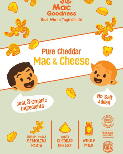 Pure Cheddar Mac & Cheese (2 Pack) - Mac Goodness