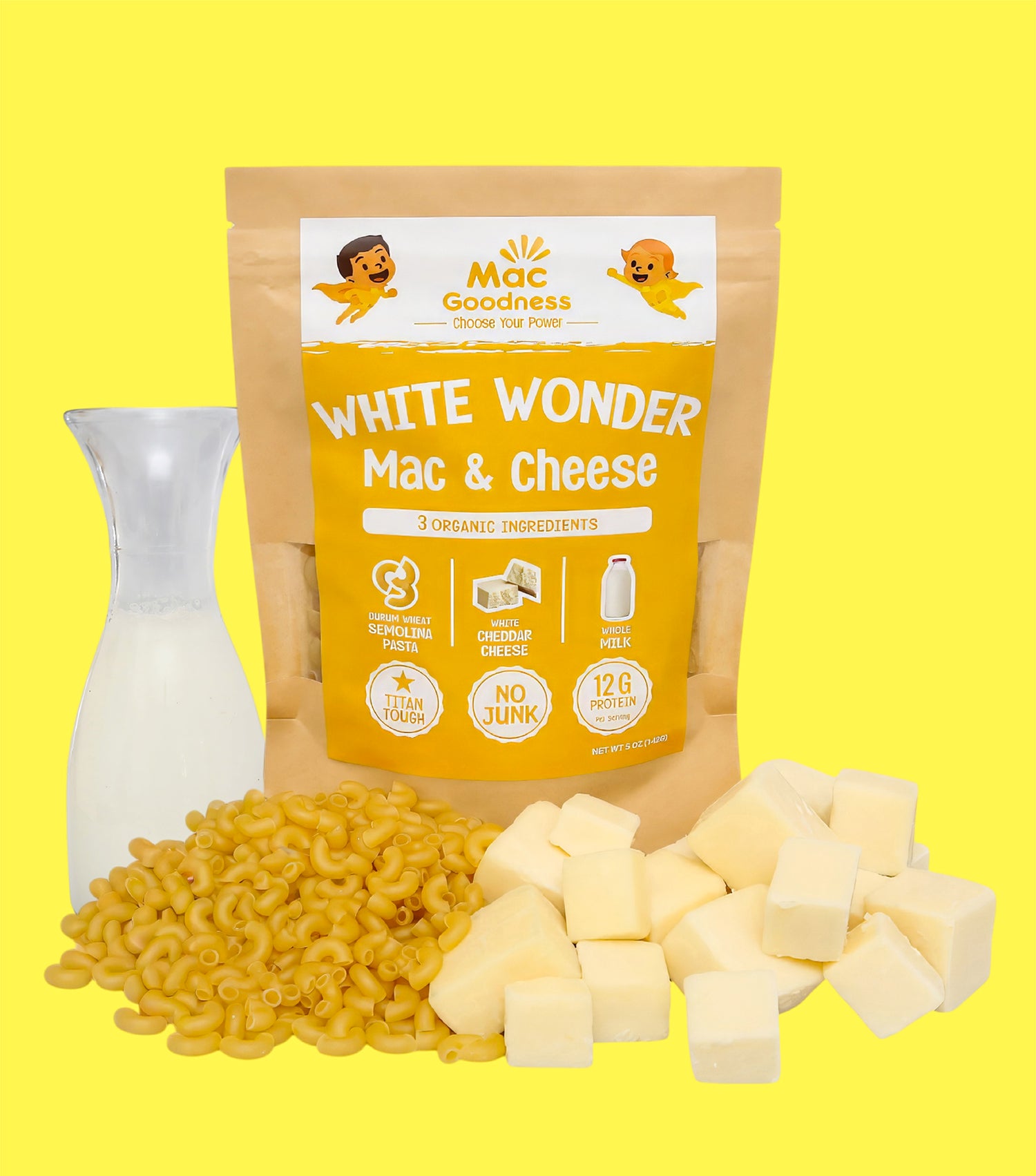 White Wonder (Extra Cheddar Mac & Cheese)